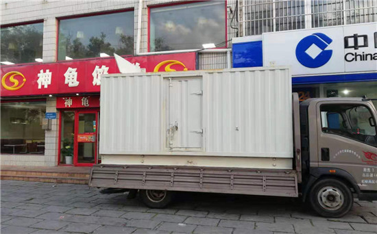 大岭山镇出租发电机施工案例